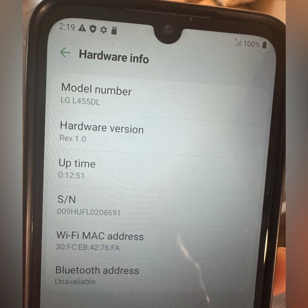 LG TracFone Wireless Black Android Cell Phone